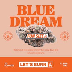 Let's Burn Blue Dream Fun Sized Budz 7g