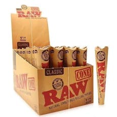 RAW Classic Cone - 1 1/4 Rolling Papers EACH