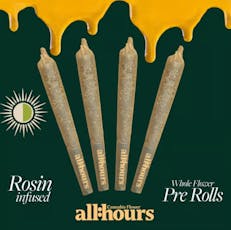 all:hours Sour Zoda Rosin Roll Shorties 0.4g