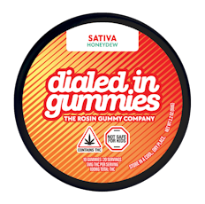 Dialed In Gummies Honeydew Rosin Gummies 100mg