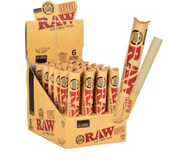 RAW Classic Level Tube Cones | 1 1/4 | 6pc Each