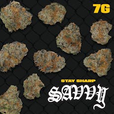 Savvy Black Amber Whole Flower 7g