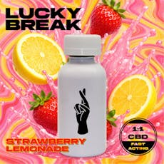 Lucky Break Strawberry Lemonade 1:1 THC:CBD Lucky Elixir 50mg