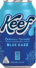 Keef Blue Razz Soda 10mg/12 FL OZ