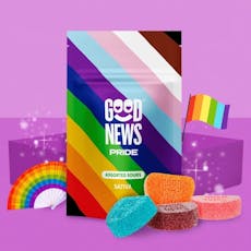 Good News Pride Assorted Sour Gummy 100mg, 10pk