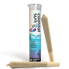 Coastal Sun Kush Popz Greenhouse 2 pack Infused Pre-Rolls 0.75g 2pack