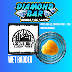 Locals Only Diamond Bar Wet Badder 1g