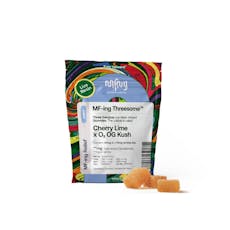 MFNY Cherry Lime x O2 OG Kush Live Resin Gummies Gel-based 10mg