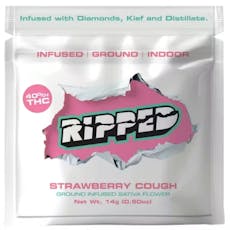 Ripped Strawberry Cough Shake/Ground Flower 14 G