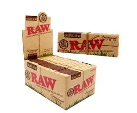 RAW Organic Connoisseur Rolling Papers 1 1/4 with Tips Each