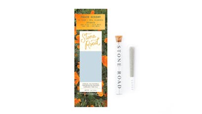 Stone Road Peach Sorbet Infused Preroll Joint 1g