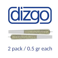 dizgo Top Gun 2pk - (0.5gr ea) Pre-Roll .5