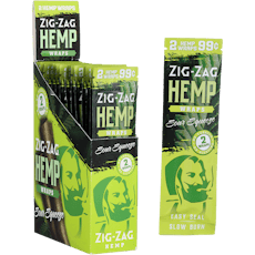 Zig-Zag Sour Squeeze Hemp Wrap Each