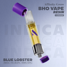 Affinity Grow Blue Lobster BHO Cartridge 1g