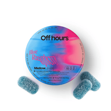 Off Hours Blue Raspberry Gel-based 100mg, 10pk