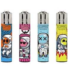 Clipper Funny Astronaut Clipper Lighter Each