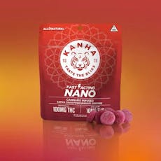 Kanha NANO Cran Pomegranate Sativa Gummies 100mg
