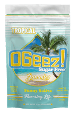 Ogeez Sugar Free Tropical Sativa Gummy 100mg, 10pk