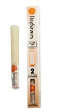 DaySavers 1 Gram Glass Tip Cones - Natural Brown EACH