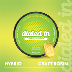 Dialed In Starfruit Classic Rosin Gummy 100mg, 10pk