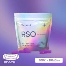 Valhalla Confections Edibles | RSO Soft Lozenges 2.0 | Grape | 10pk/100mg 100mg