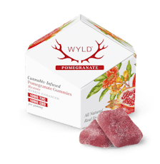 Wyld Pomegranate 1:1 THC:CBD Gummies 10mg ea | 10-Pack