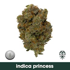 Grassroots Indica Princess Whole Flower 3.5g