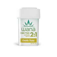 Wana Classic Exotic Yuzu Ratioed Gummies 10mg ea | 10-Pack | 1:2 THC:CBD