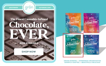 Gron Dark Chocolate Bar 100mg