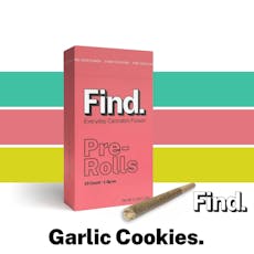 Find. Garlic Cookies Pre-Roll Pack 1g ea | 10-Pack