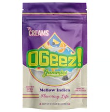 OGeez! The Creams Blackberries, Orange, Peaches & Cream Indica Gummies 10mg ea | 10-Pack