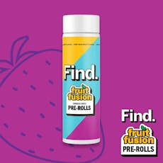 Find. Fruit Fusion Indica x Strawberry Infused Pre-Roll Pack 1.25g ea | 2-Pack
