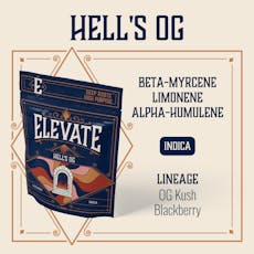 Elevate Hell's OG Whole Flower 3.5g