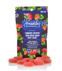 Sour Mixed Berry 10mg ea | 10-Pack | 1:1 THC:CBN, Ratioed Fruit Chew