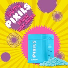 Pixils Blue Raspberry Sugar Clusters 100mg