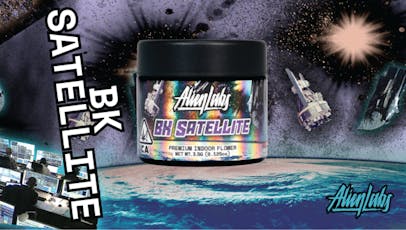 BK Satellite 3.5g Silver, Whole Flower