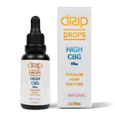 Unflavored 600mg, High CBG Drops
