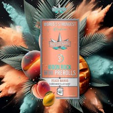 Presidential Moon Rock Mini Peach Mango Infused Pre-Roll Pack 0.5g ea | 3-Pack