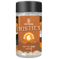 Dusties Raspberry Ripper Infused Pre-Roll Pack 0.6g ea | 6-Pack