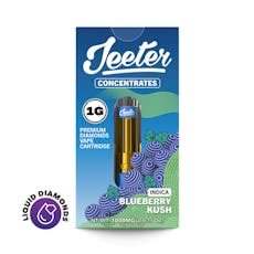 Blueberry Kush 1g, Liquid Diamonds Cartridge