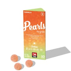 Gron Pearls Tangelo Ratioed Gummies 10mg ea | 10-Pack | 2:1:1 THC:CBD:CBG
