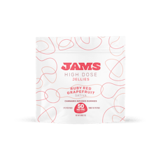 JAMS Jellies Ruby Red Grapefruit High Dose Gummies 50mg