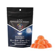 iLAVA Entourage Night Watermelon Gummies 10mg ea | 10-Pack