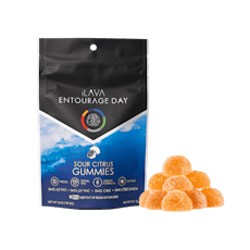 iLAVA Entourage Day Sour Citrus Gummies 10mg ea | 10-Pack