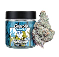 Jack of Diamonds 3.5g Silver, Whole Flower