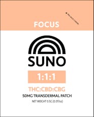 Unscented 50mg | 1:1:1 THC:CBD, Ratioed Patch