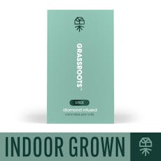Grassroots Dark Heart Zesty Garlic Cookies Diamond Infused Pre-Roll Pack 0.4g ea | 5-Pack