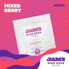 JAMS Mixed Berry High Dose Gummies 50mg ea | 10-Pack