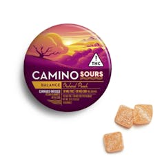 KIVA Camino Sours - Balance Orchard Peach Ratioed Gummies 10mg ea | 10-Pack