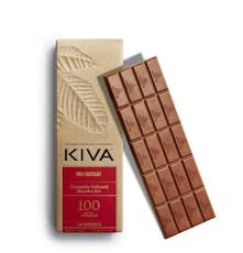 KIVA Milk Chocolate Bar 5mg ea | 20-Pack